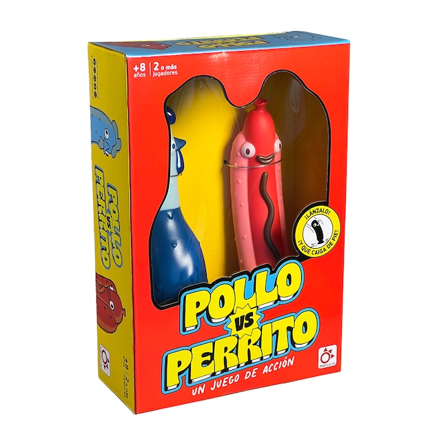Juego de cartas Pollo vs Perrito Mercurio.