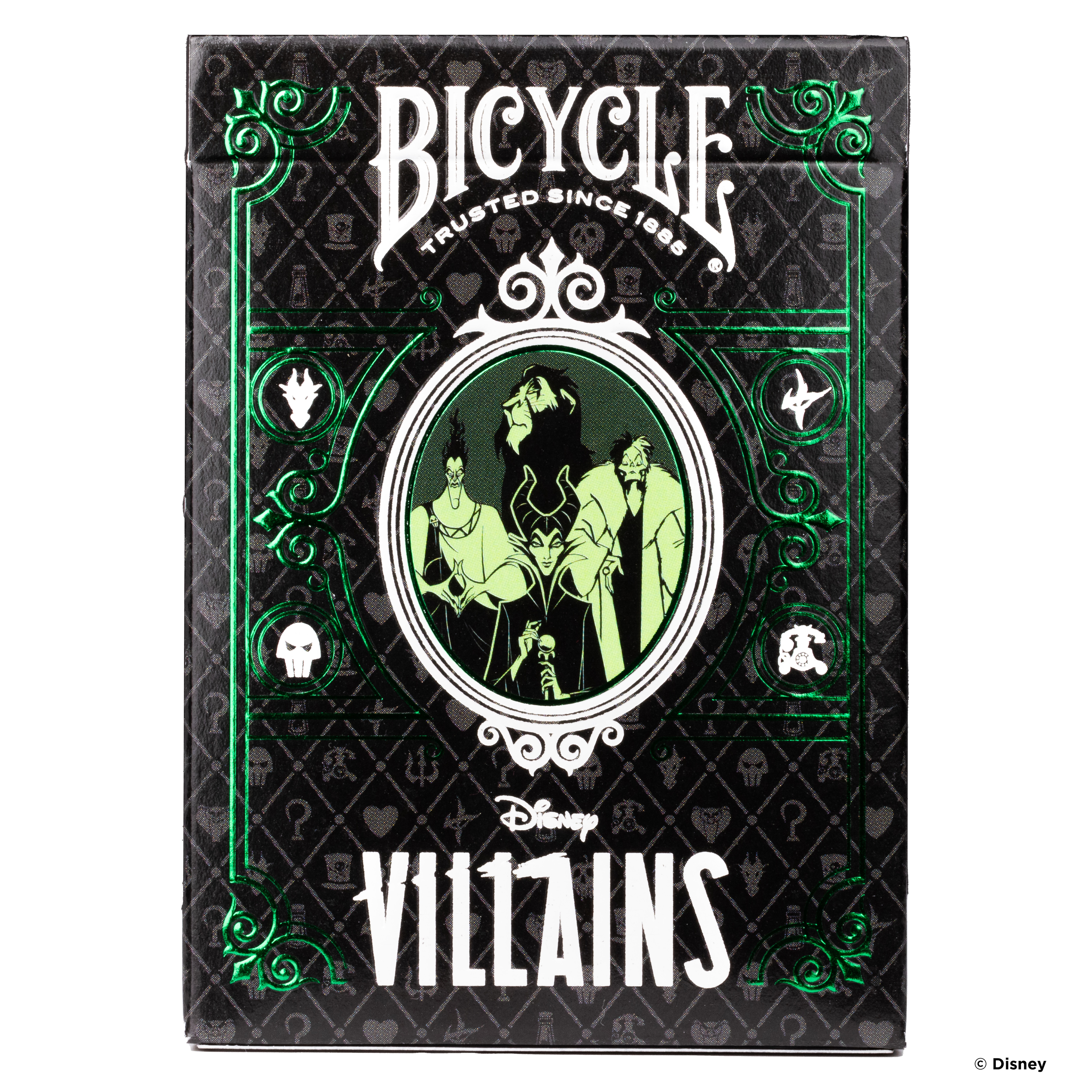 Baralha de cartas Villanos Disney Bicycle 2