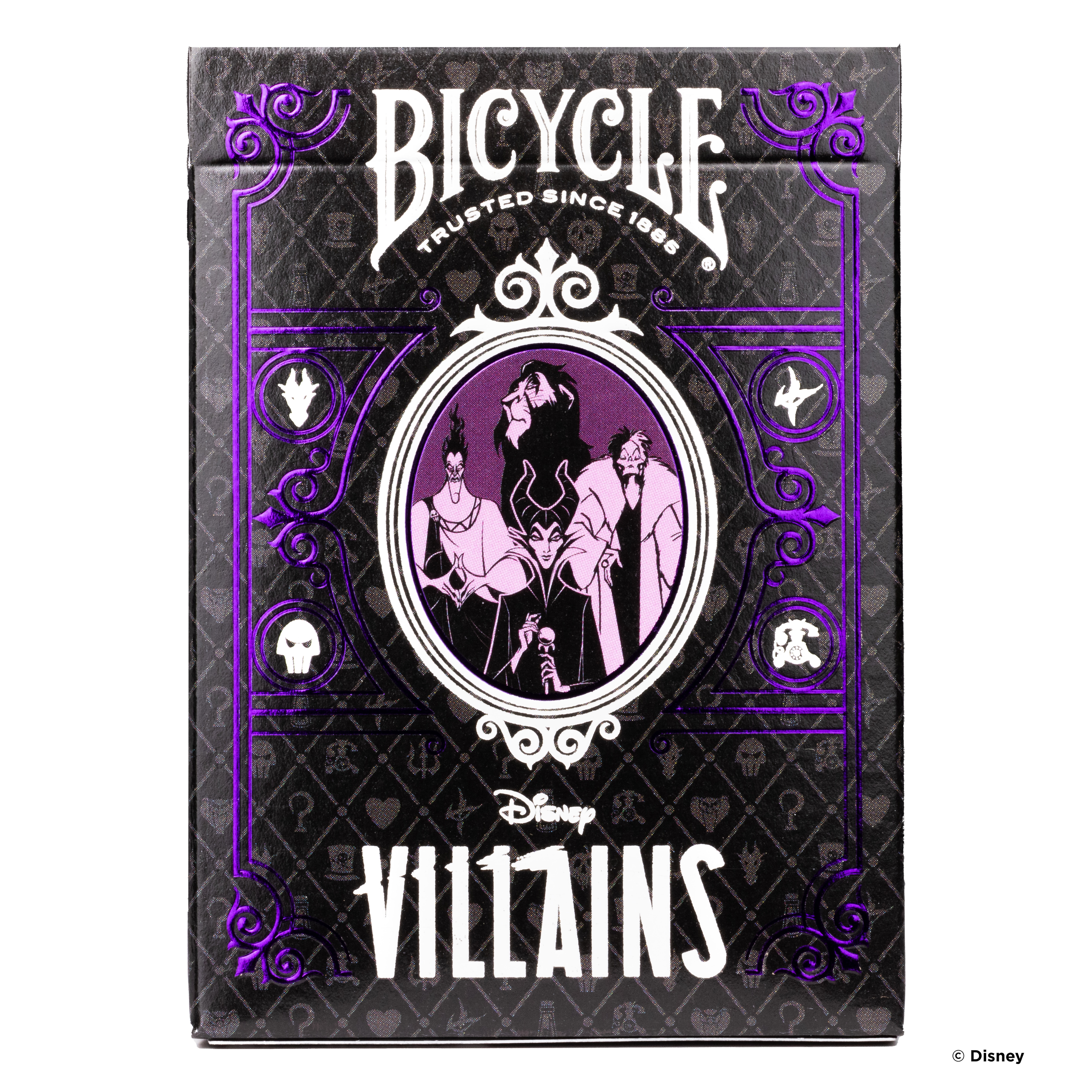 Baralha de cartas Villanos Disney Bicycle 3