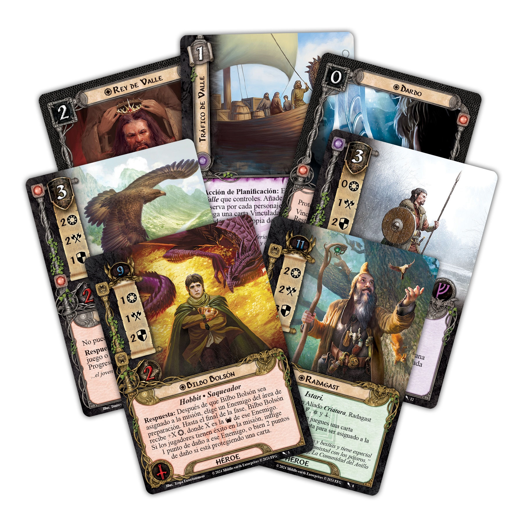 Jogo de Cartas Ered Mithrin: Exphéroes Fantasy Flight 2