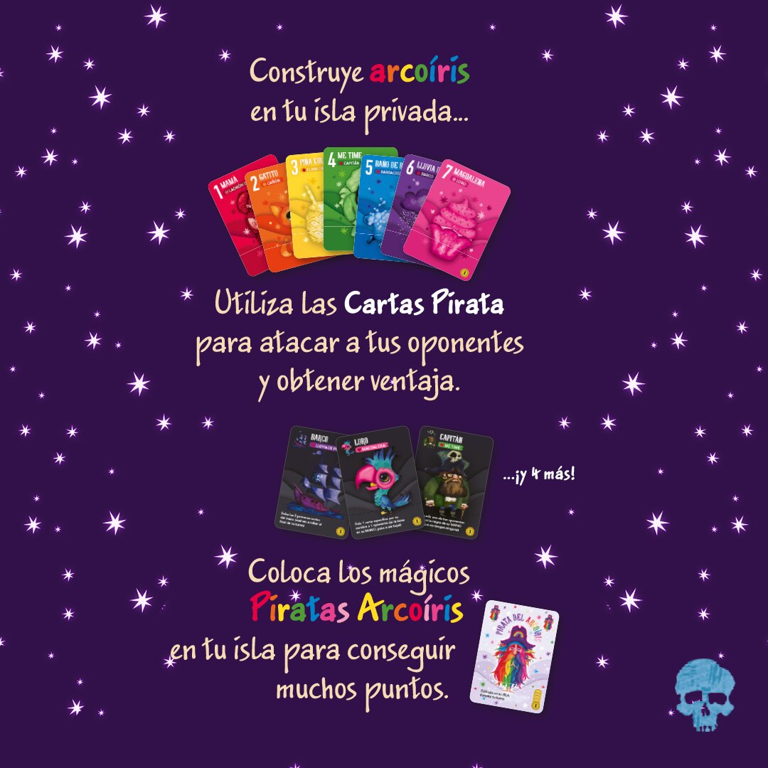 Jogo de Cartas Rainbow Pirates Goliath 8
