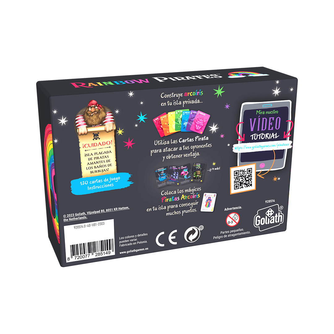 Jogo de Cartas Rainbow Pirates Goliath 9