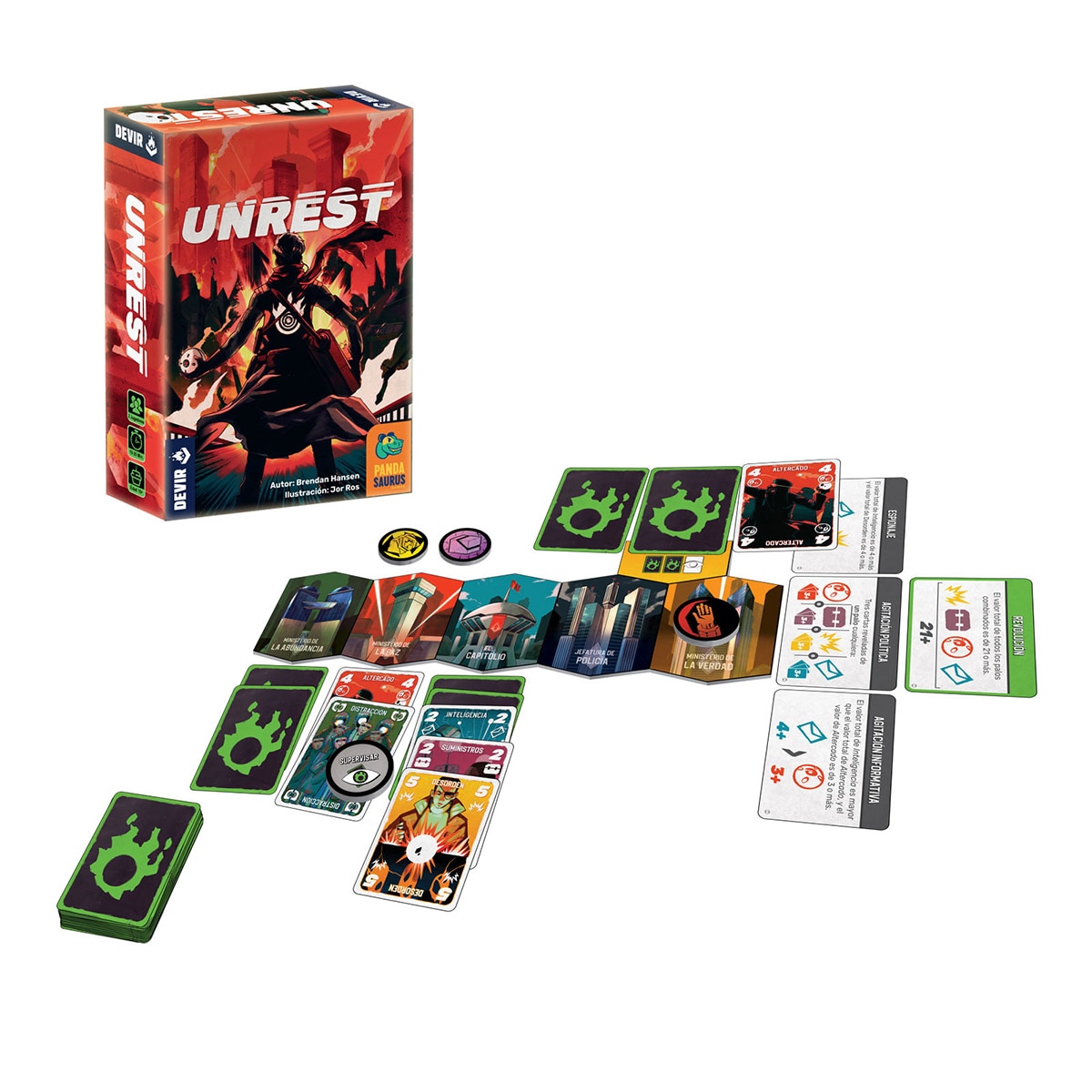 Jogo de Tabuleiro Unrest 2