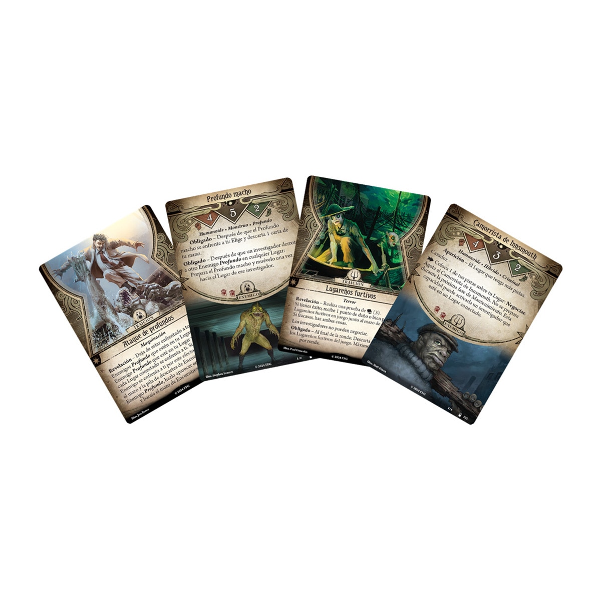 Jogo de Cartas Arkham Horror: Conspiração de Innsmouth. Asmodee 2