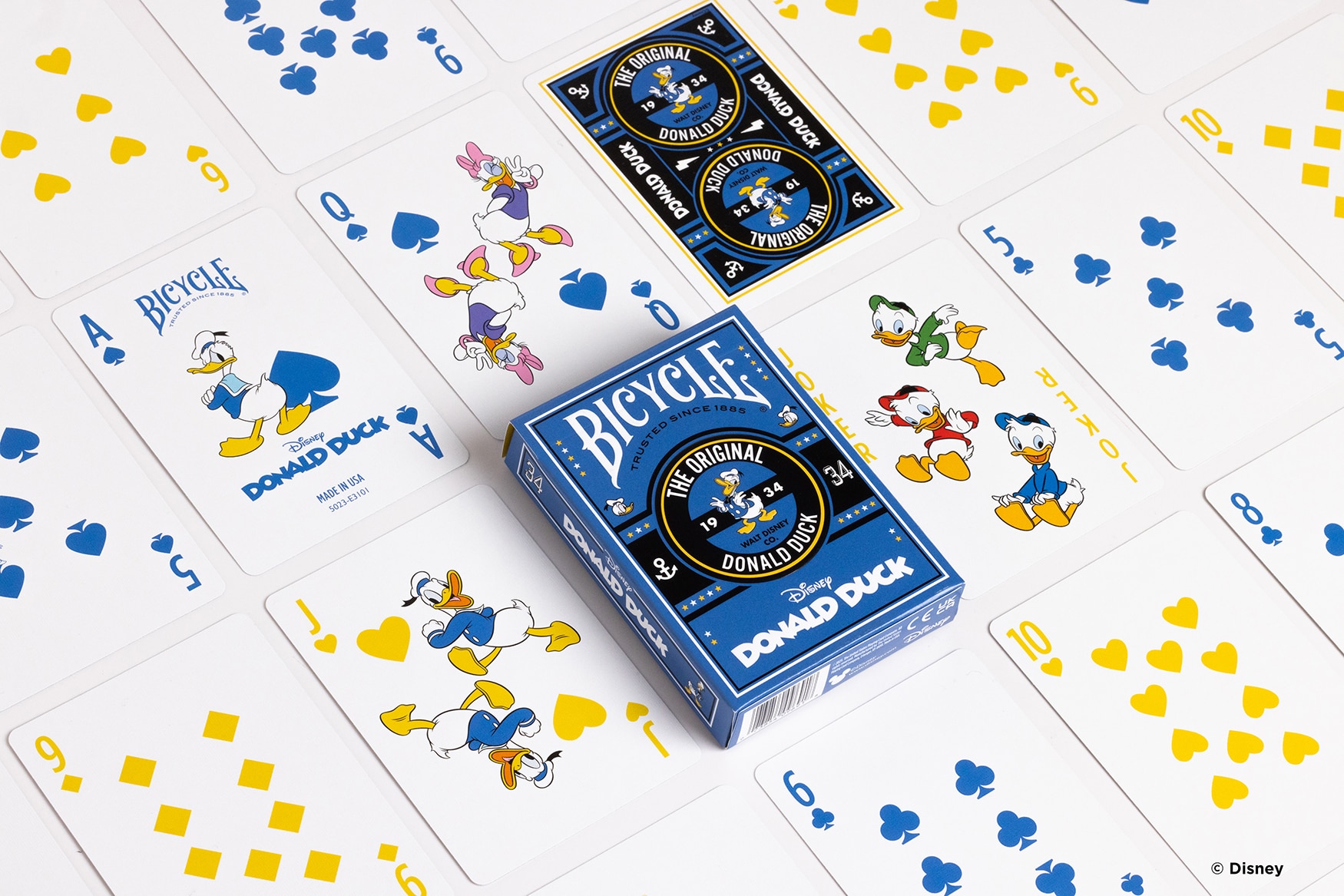 Baralho de Cartas Bicicleta Pato Donald Disney 3