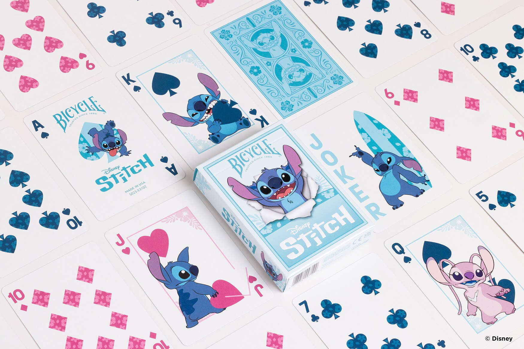 Baralho de cartas Bicycle Lilo & Stitch Disney 2