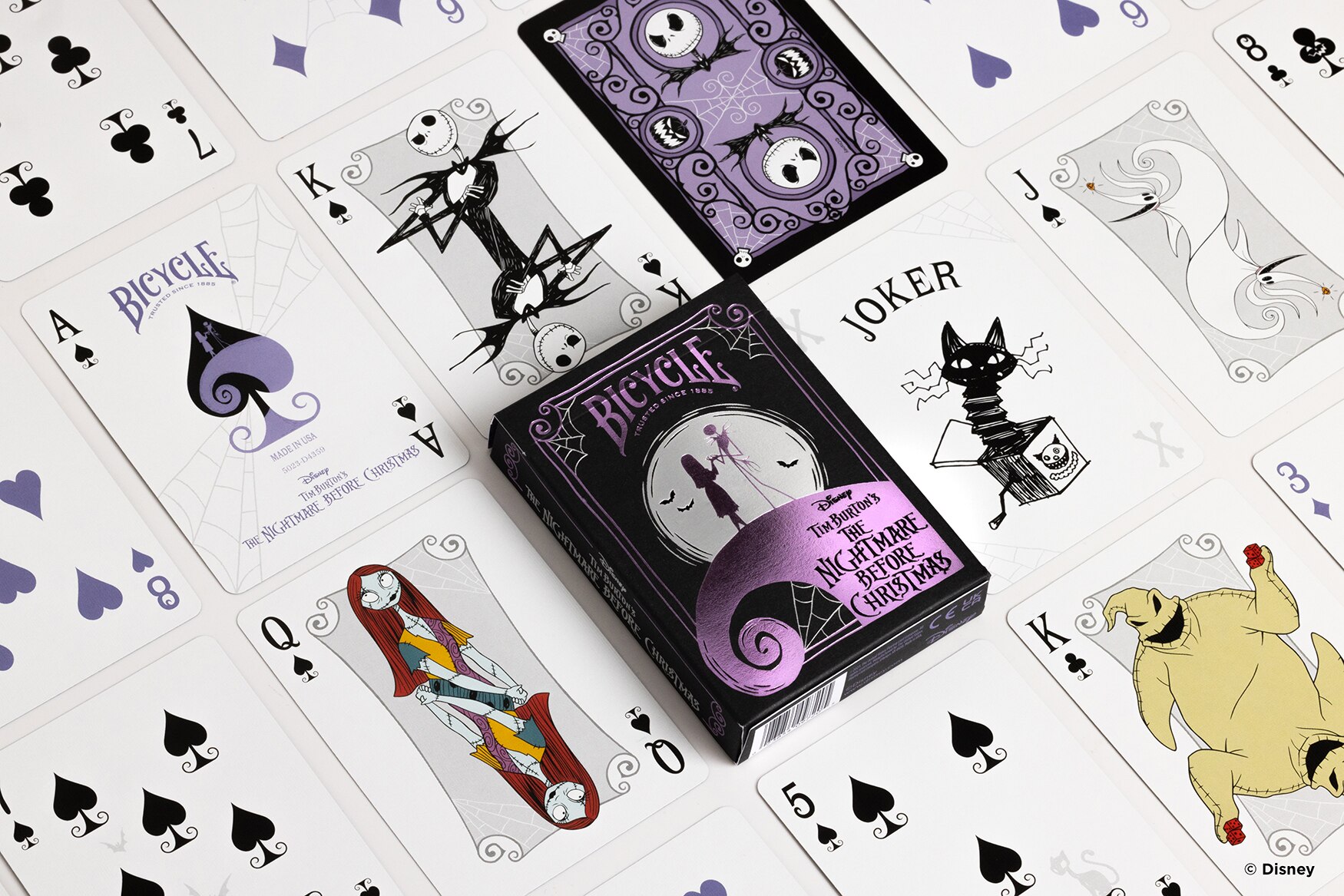 Baralho de cartas Bicycle Pesadilla antes de Navidad Disney 2