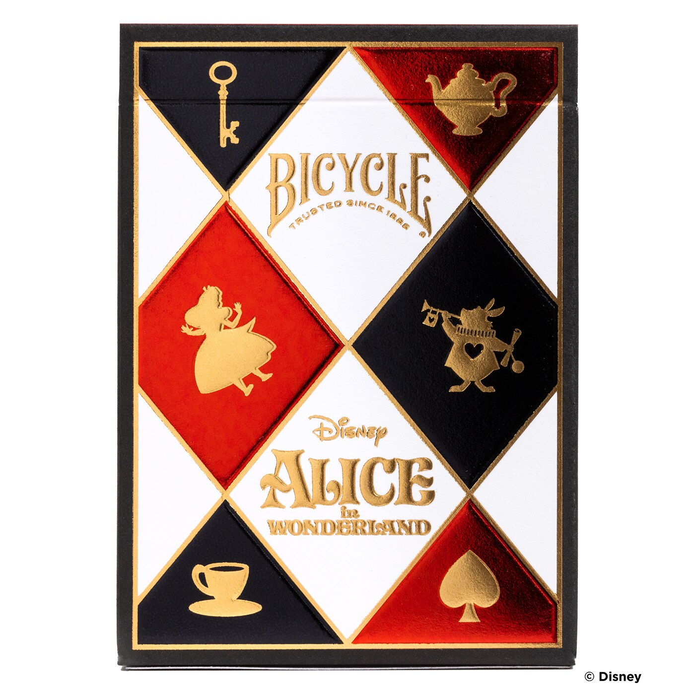 Baralho de Cartas  Bicicleta Alice no País das Maravilhas Disney 4