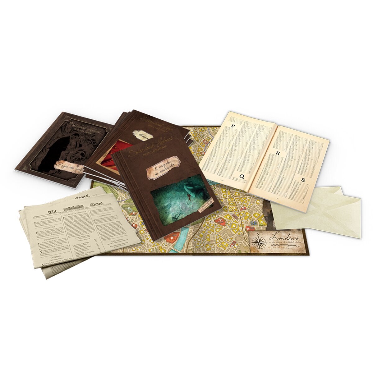Juego Asmodee Sherlock Holmes Los Crímenes Del Támesis 2