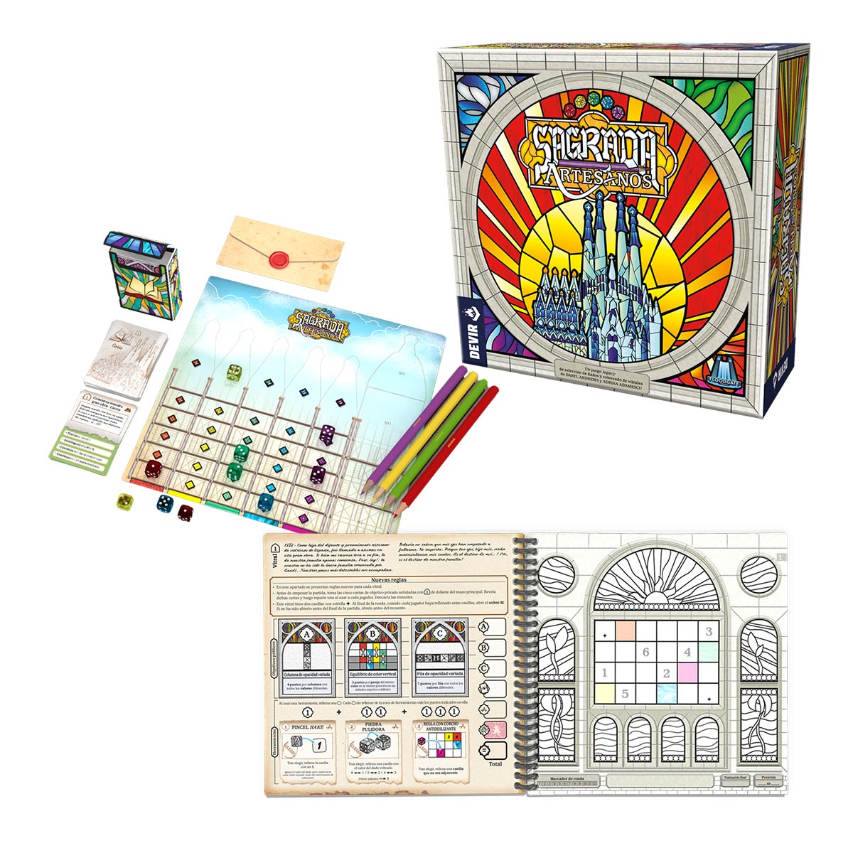 Jogo de Role-Play Sagrada Artesanos Devir 2