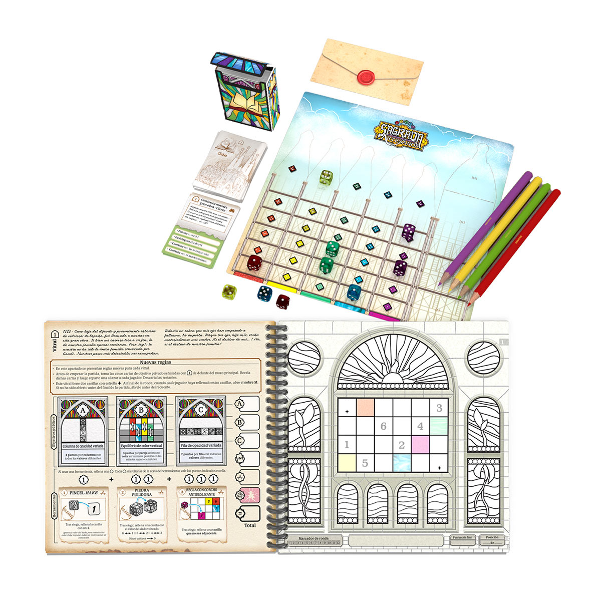 Jogo de Role-Play Sagrada Artesanos Devir 3