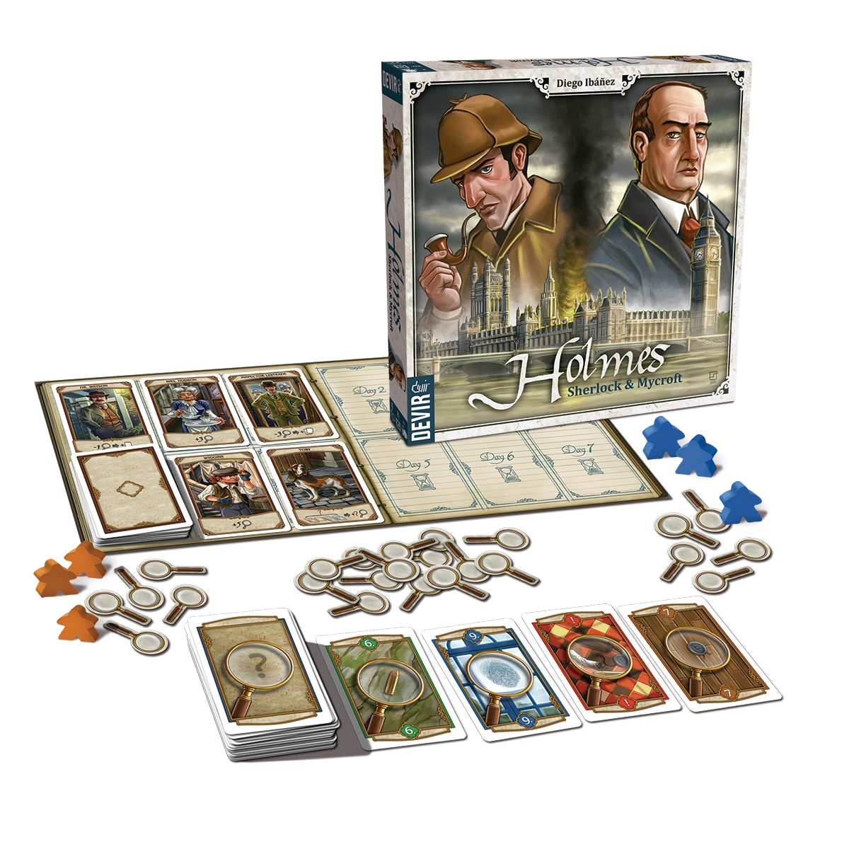 Imagen 2 de Juego de tablero Devir Holmes