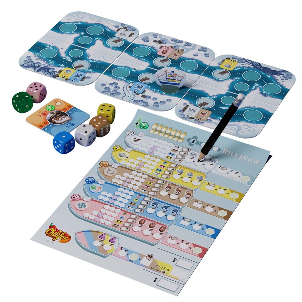 Juego De Mesa Asmodee Riverside 2