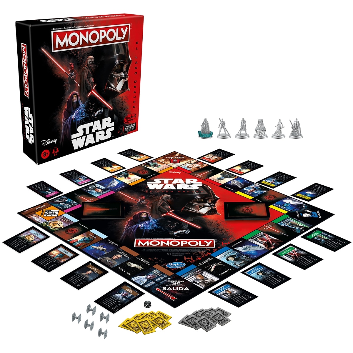 Jogo de mesa Monopoly Star Wars Lado Escuro 2
