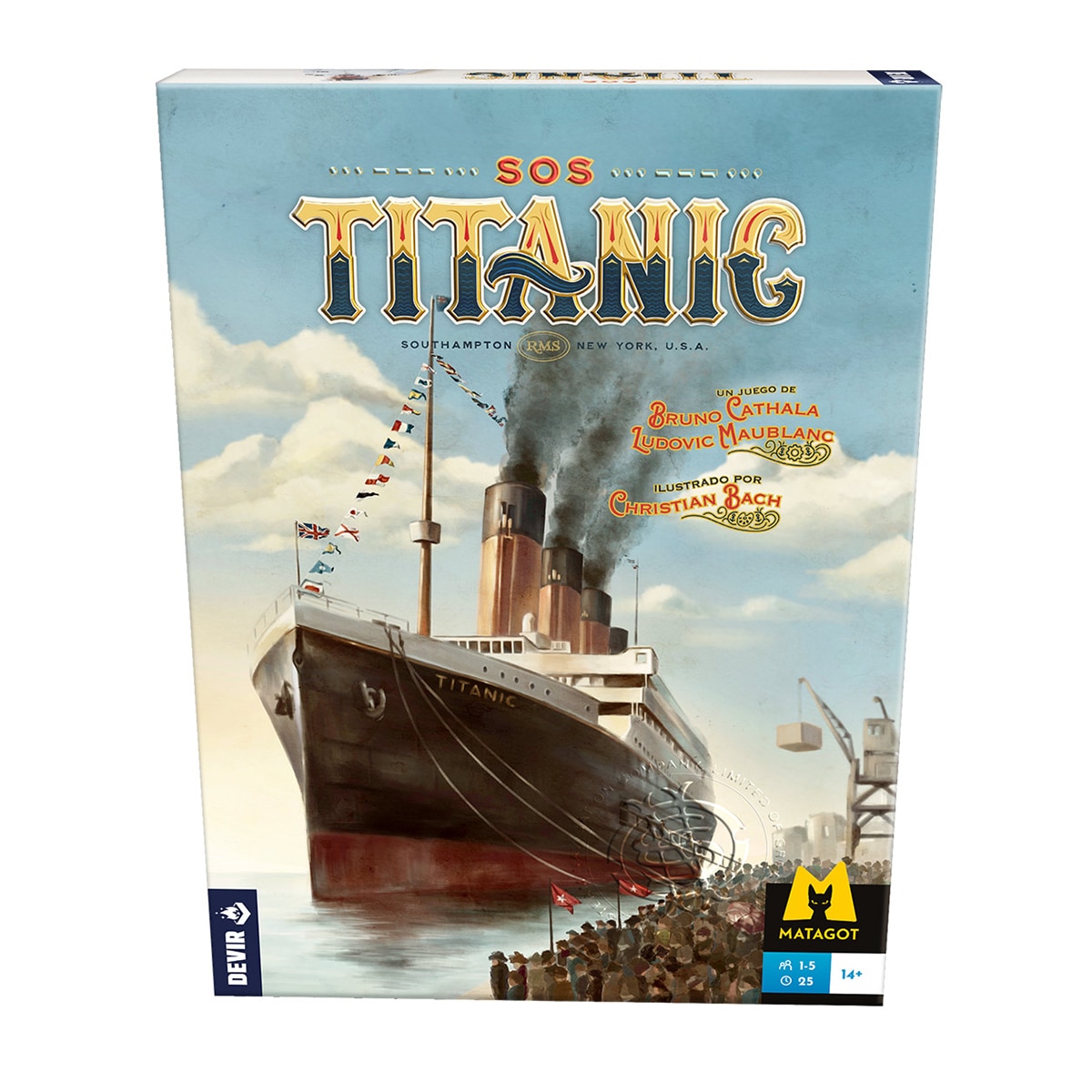 Jogo De Mesa Sos Titanic Devir 1