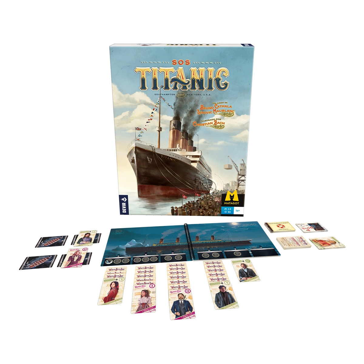 Jogo De Mesa Sos Titanic Devir 2