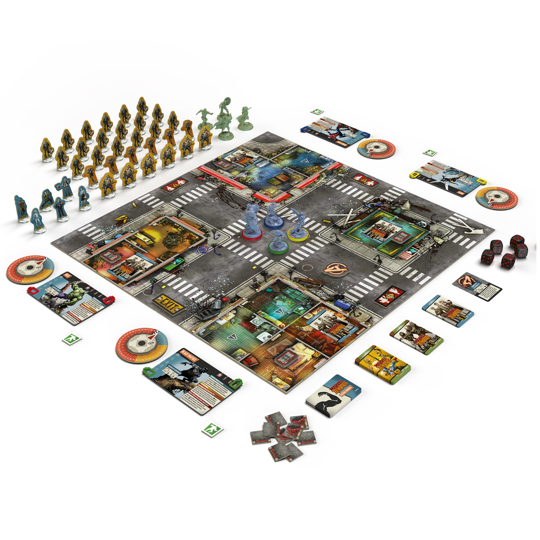 Jogo de mesa Zombies: Heroes Resistan ASMODEE Marvel 2