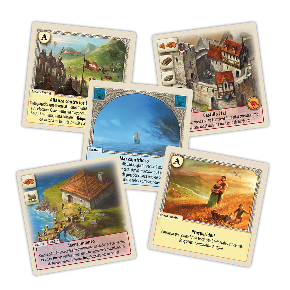 Juego de mesa Catan duelo: eras oscuras,dorad 3