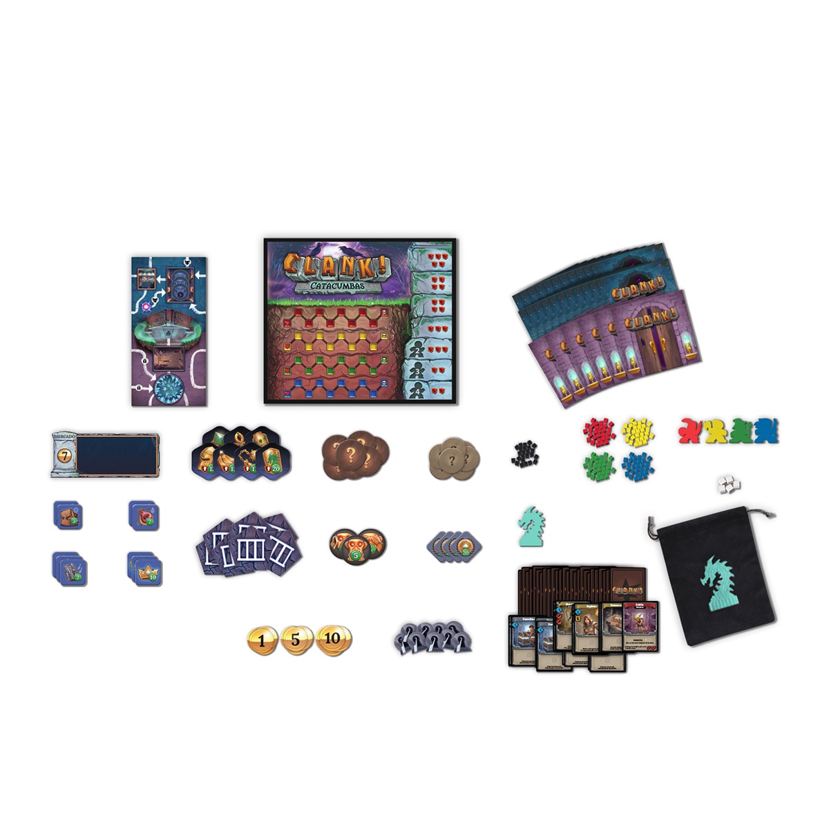 Jogo de mesa Clank: Catacumbas Devir 2