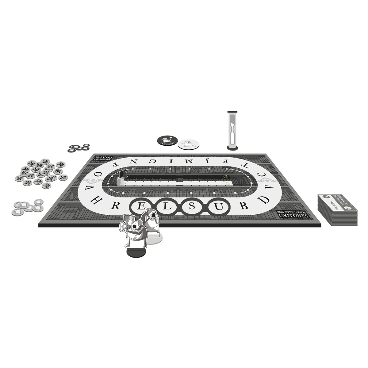Juego de mesa Bibliotecarios Gritones Exploding Kittens 2