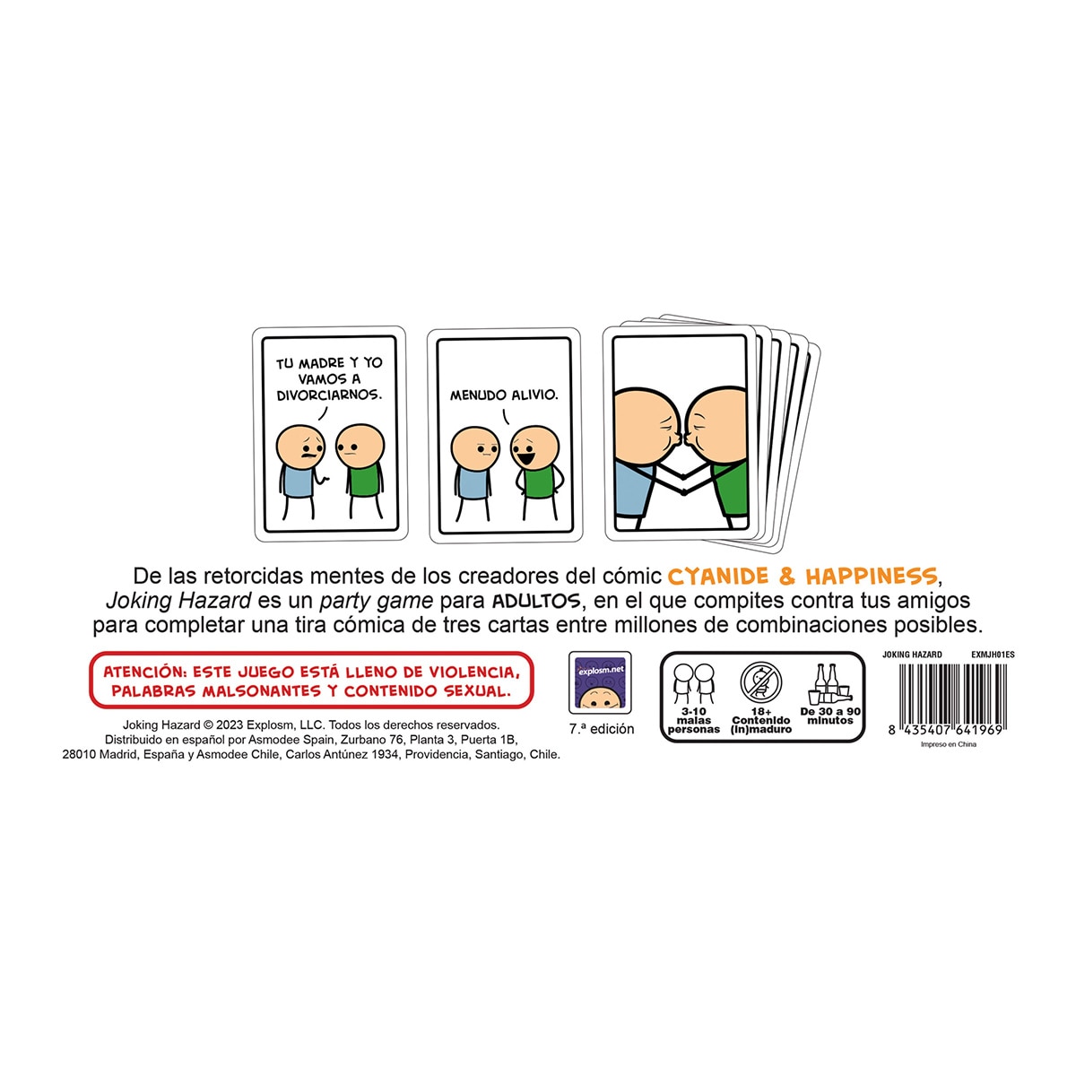 Jogo de tabuleiro Joking Hazard 3