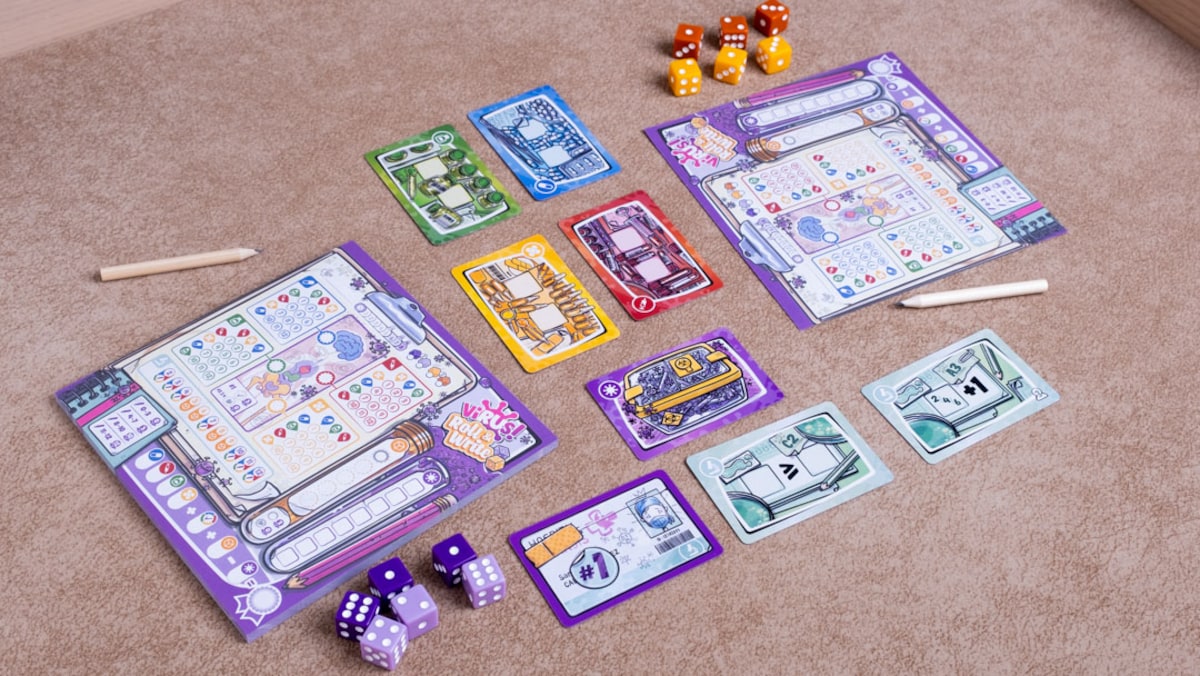 Juego de mesa VIRUS! Roll & Write Zacatrus 2