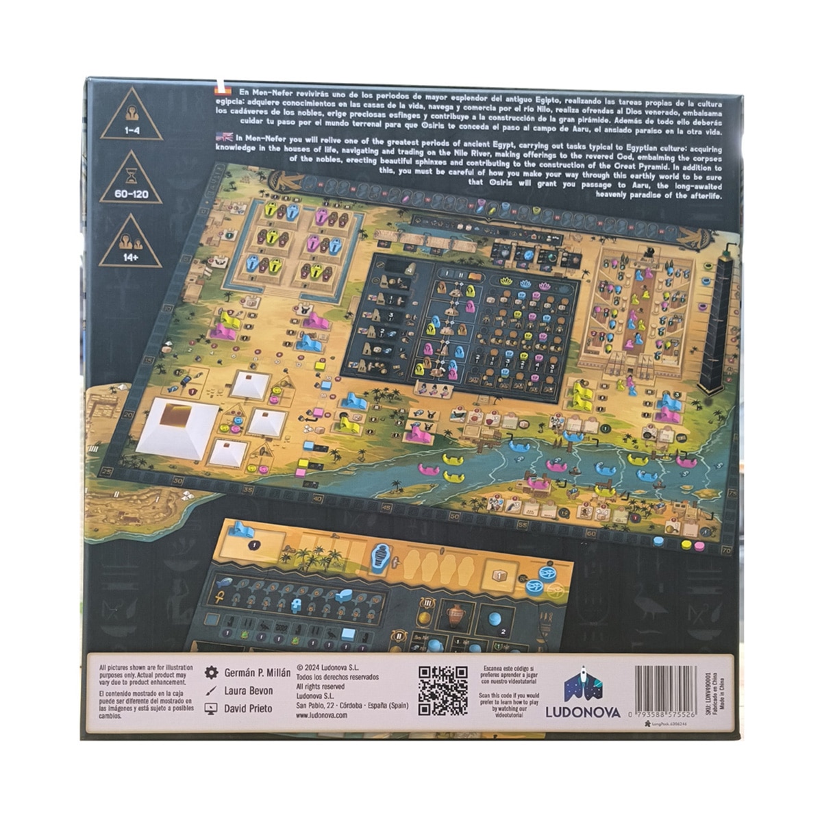 Jogo de Tabuleiro Men Nefer Asmodee 5