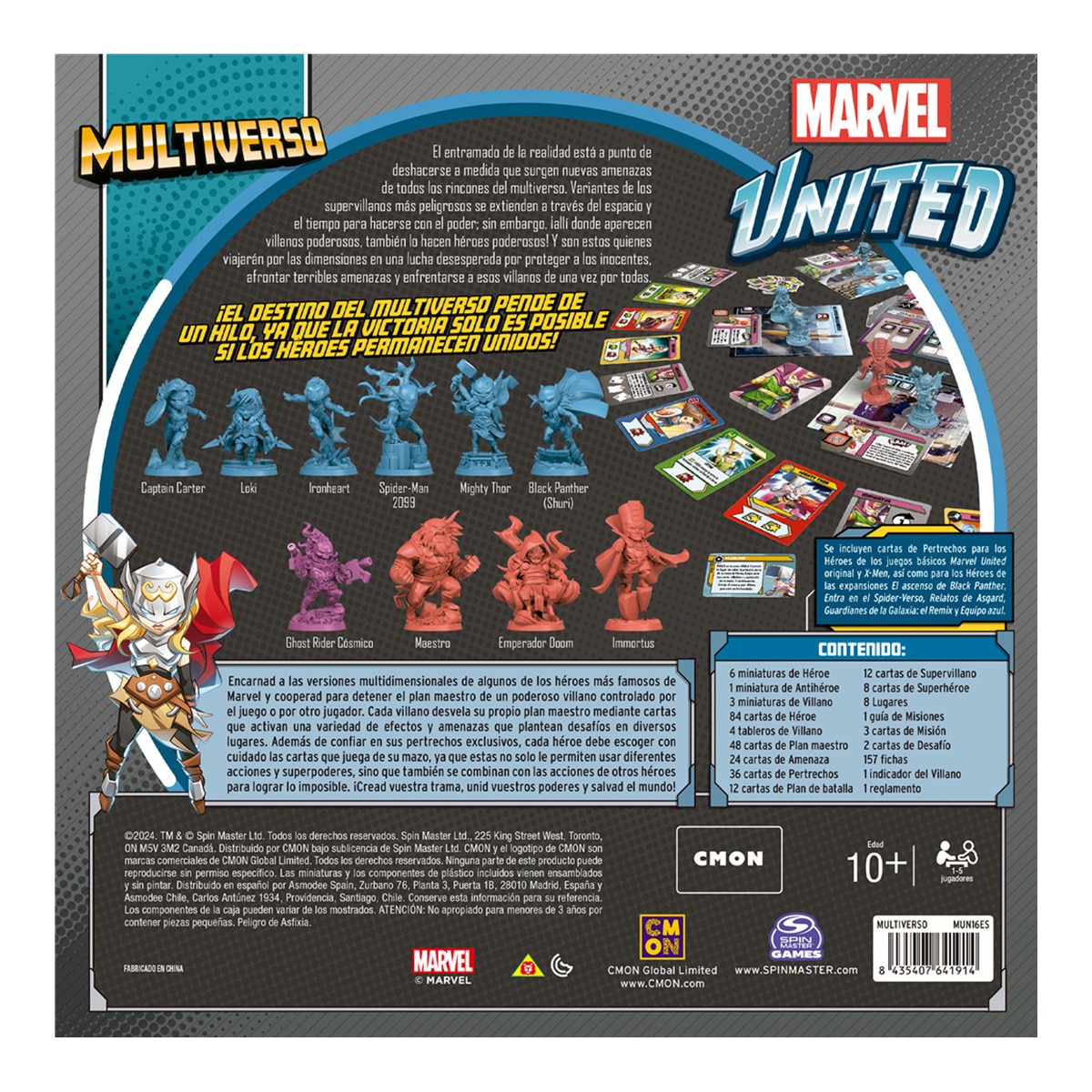 Jogo de Tabuleiro Marvel United: Marvel Multiverse 5