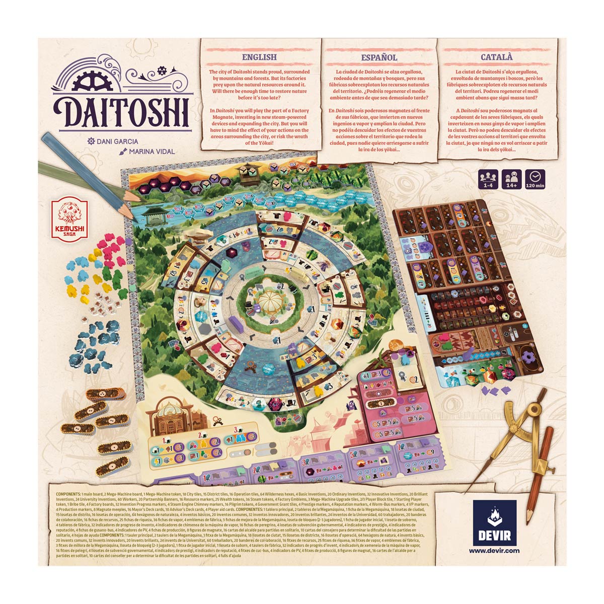 Imagen 4 de Juego de mesa Daitoshi Devir