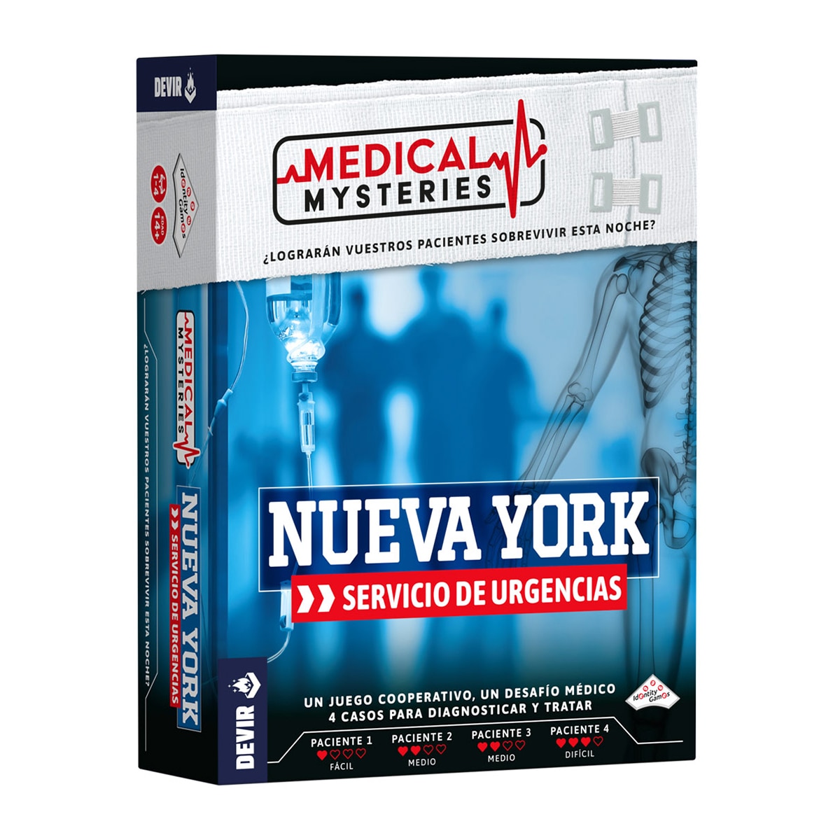 Jogo de Tabuleiro Mistérios médicos NY Devir 1