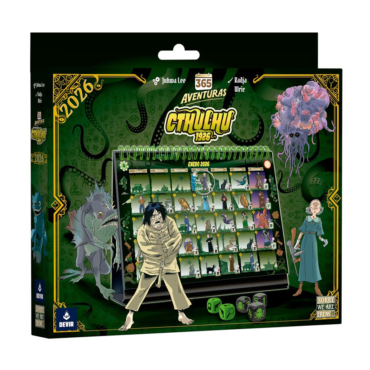 Imagem 0 de Jogo de Tabuleiro Calendário de 365 Aventuras Cthulhu Devir