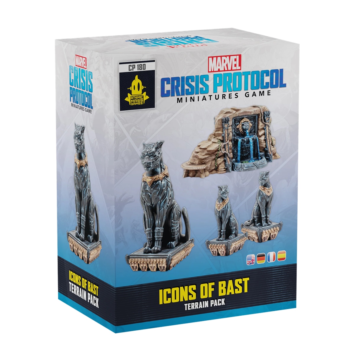 Imagem 0 de Jogo de miniaturas MCP: Icons of Bast Terrain Pack Atomic Mass Games