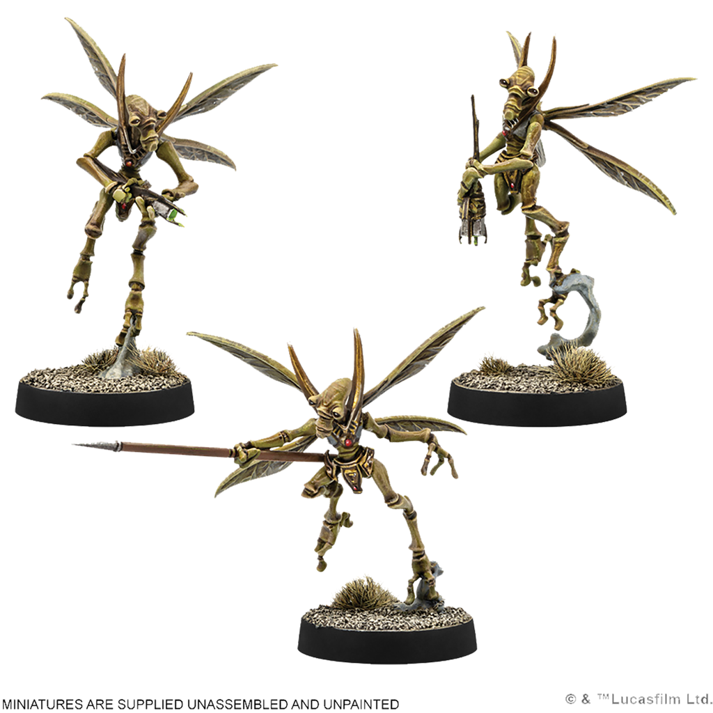 Jogo de miniaturas SW Legión:Guerreros Geonosiano Atomic Mass Games 3