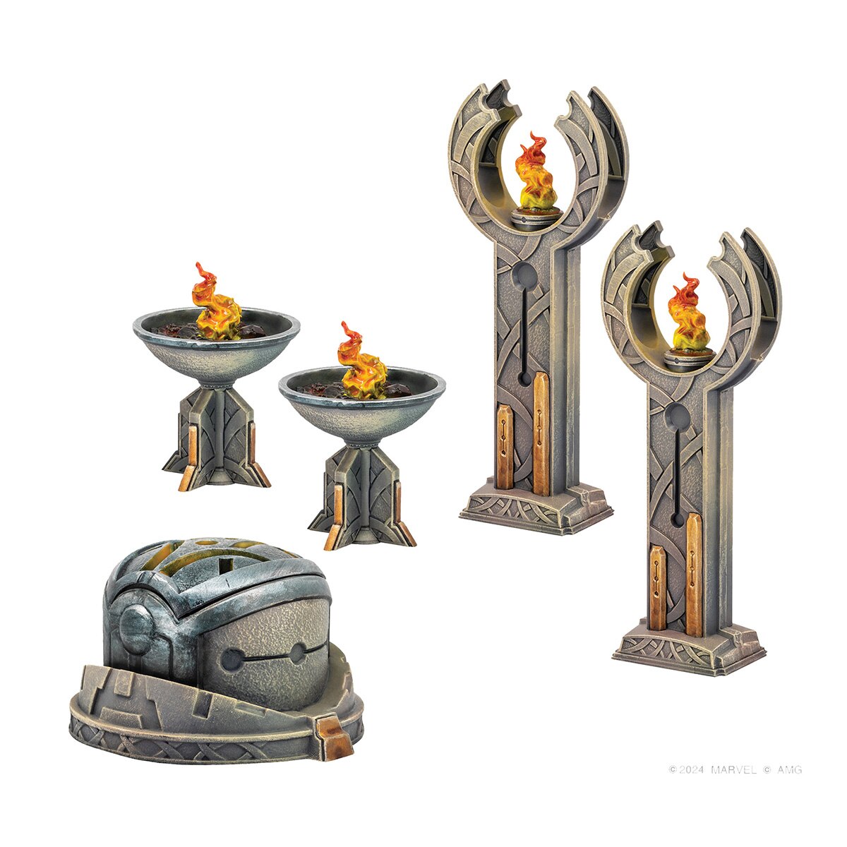 Jogo de Tabuleiro MCP: Battle for Asgard Terrain Marvel 3