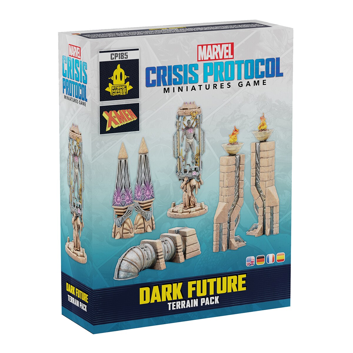 Juego de miniaturas MCP: Dark Future Terrain Pack Atomic Mass Games 1