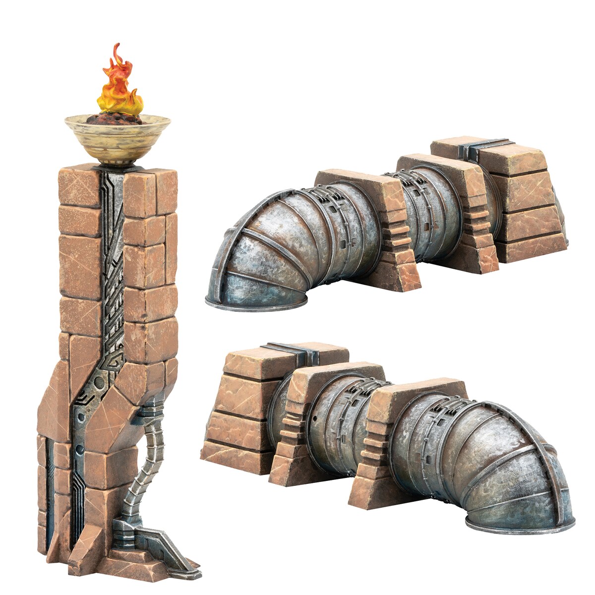 Juego de miniaturas MCP: Dark Future Terrain Pack Atomic Mass Games 3