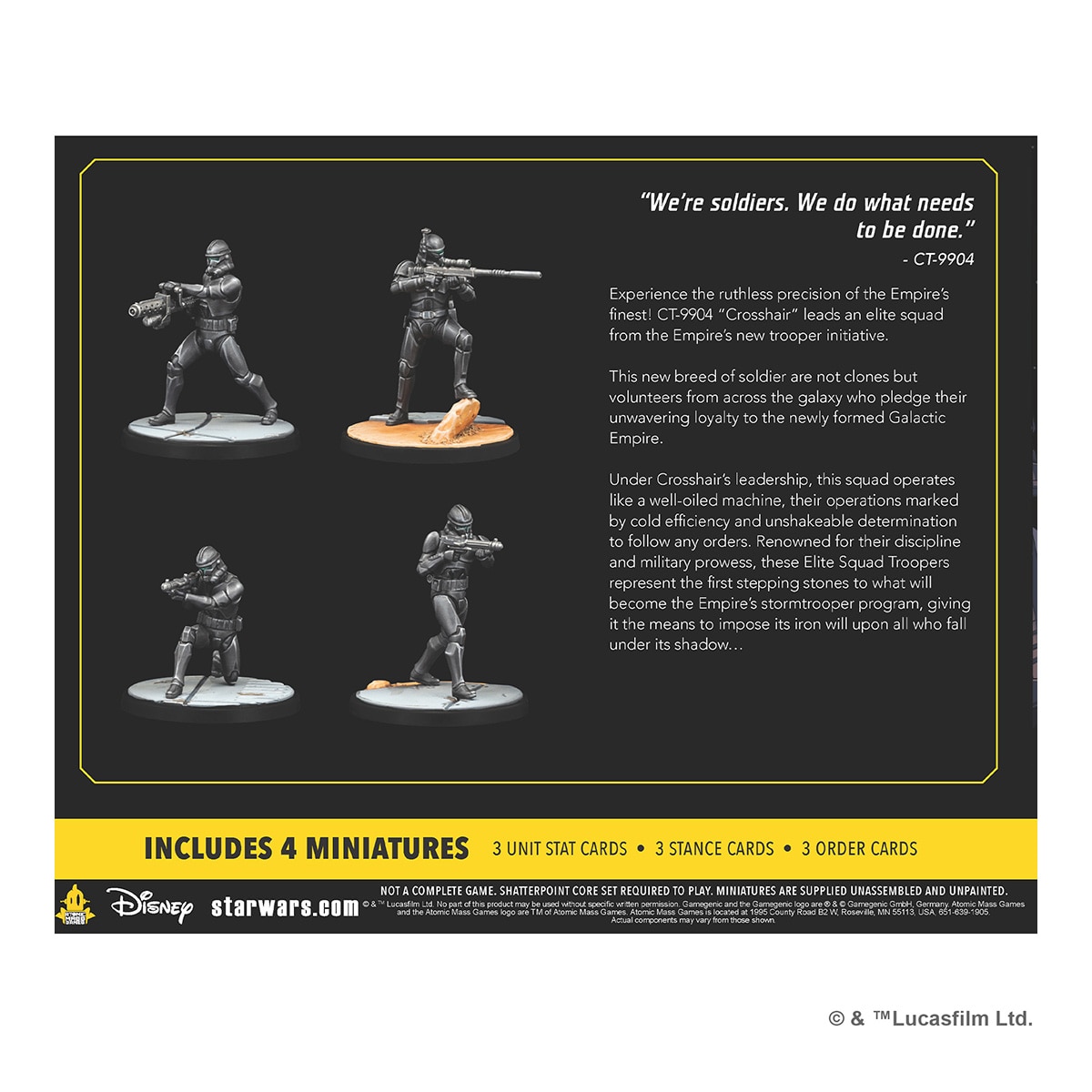 Jogo de Tabuleiro Good Soldiers Follow Orders Squad Pack Star Wars 4