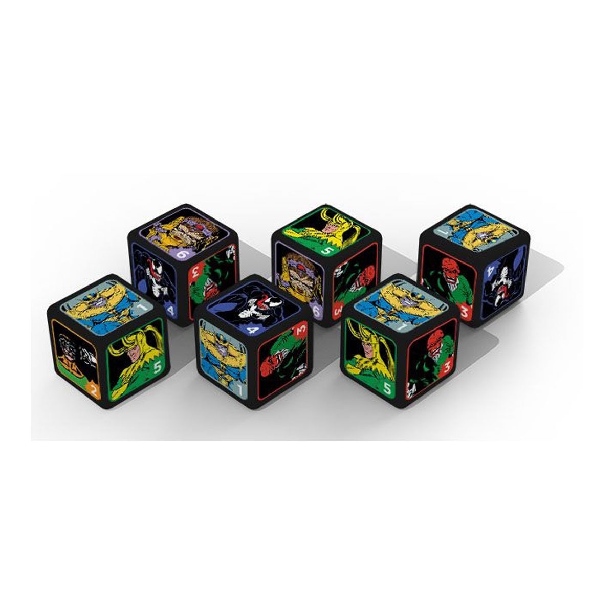 Imagem 0 de Set Dados Marvel Os Vingadores Vilões
