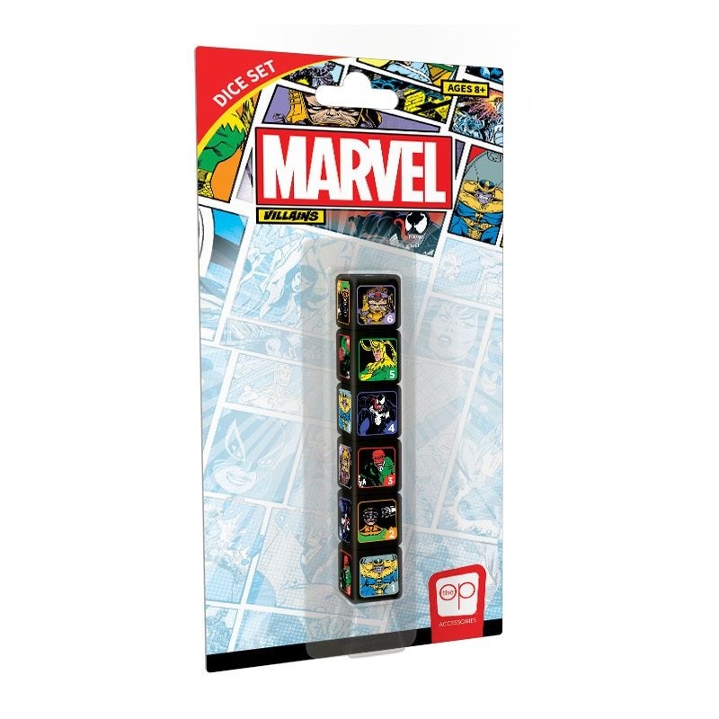Set Dados Marvel Os Vingadores Vilões 2