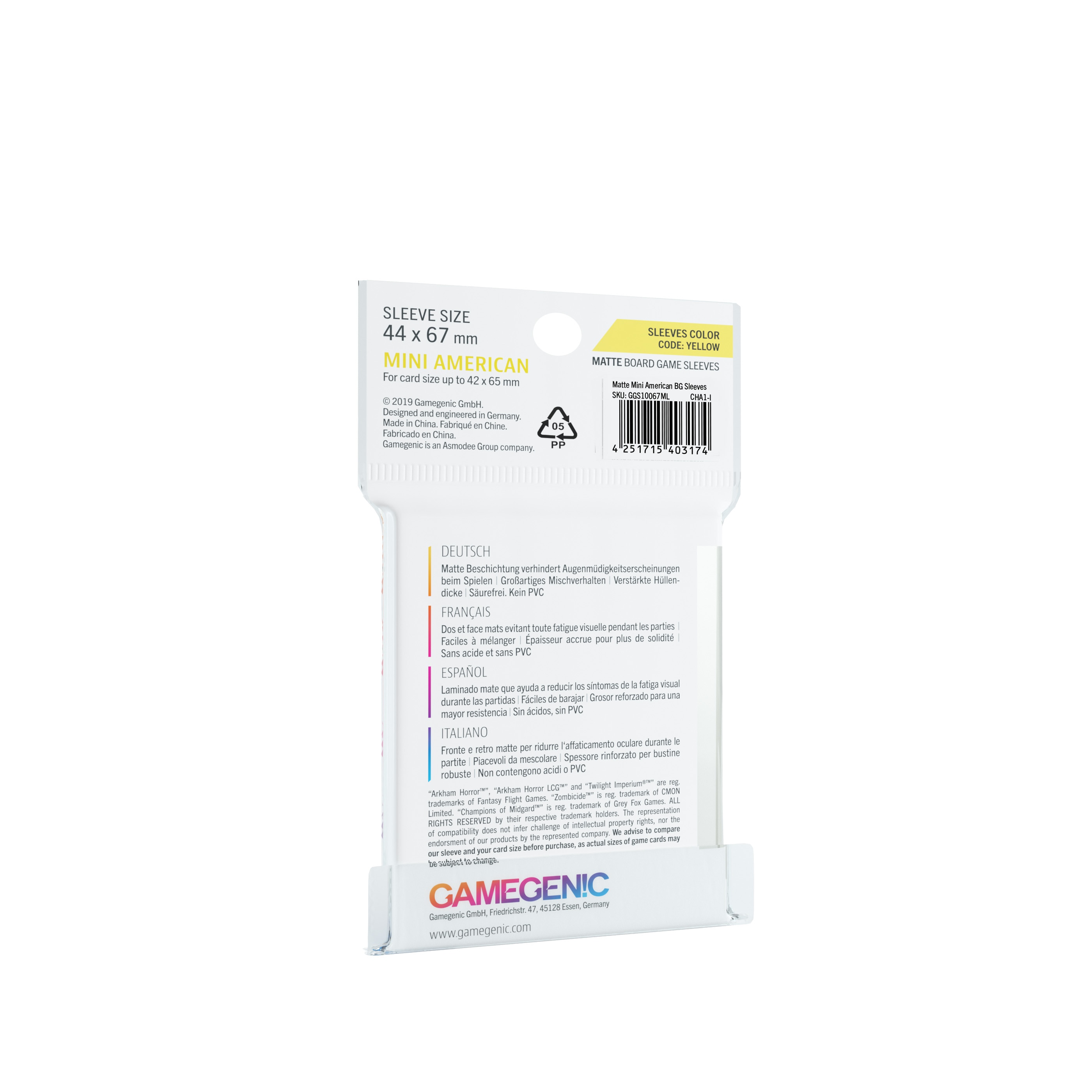 Capas Matte Mini American Gamegenic 2