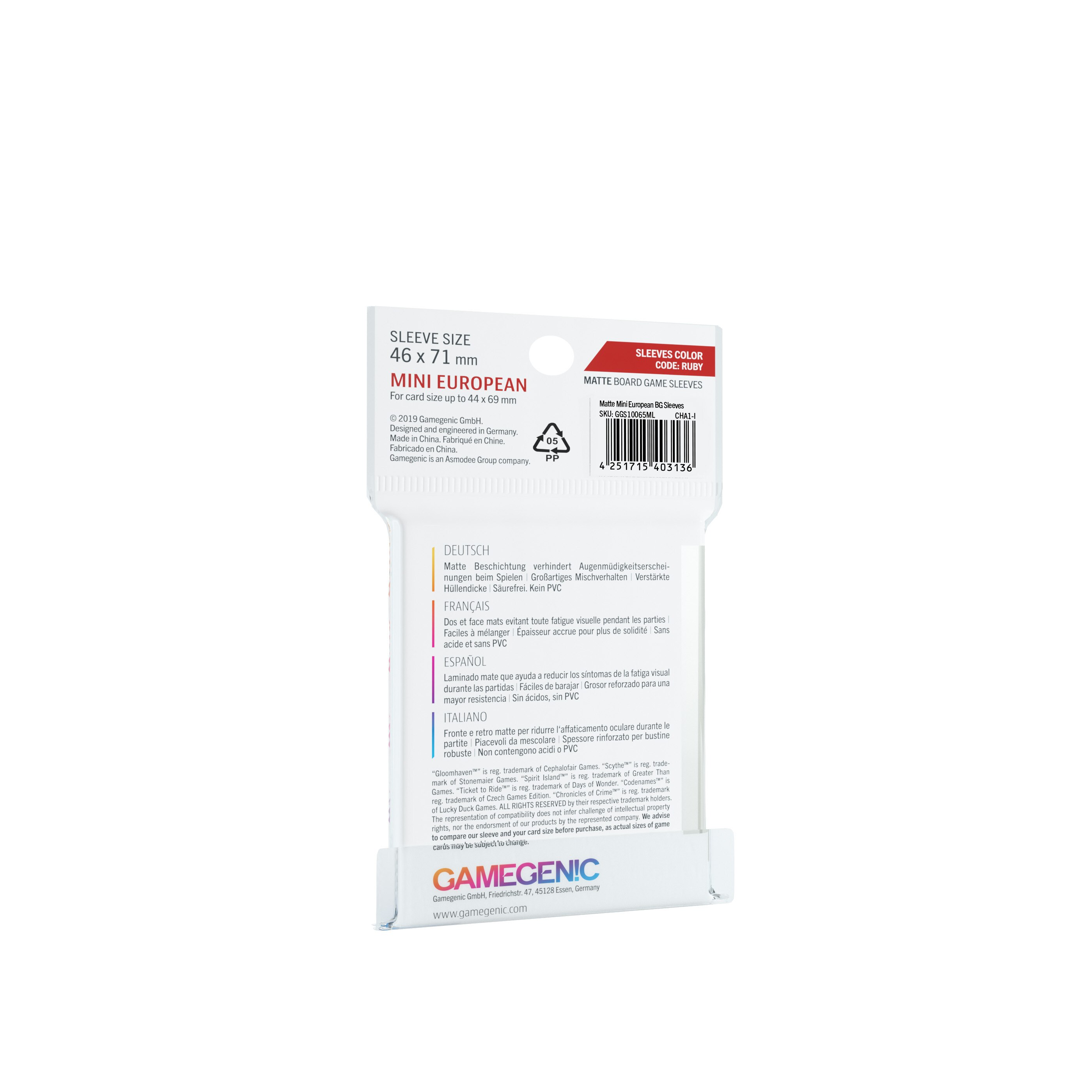Capas Matte Mini European Gamegenic 2