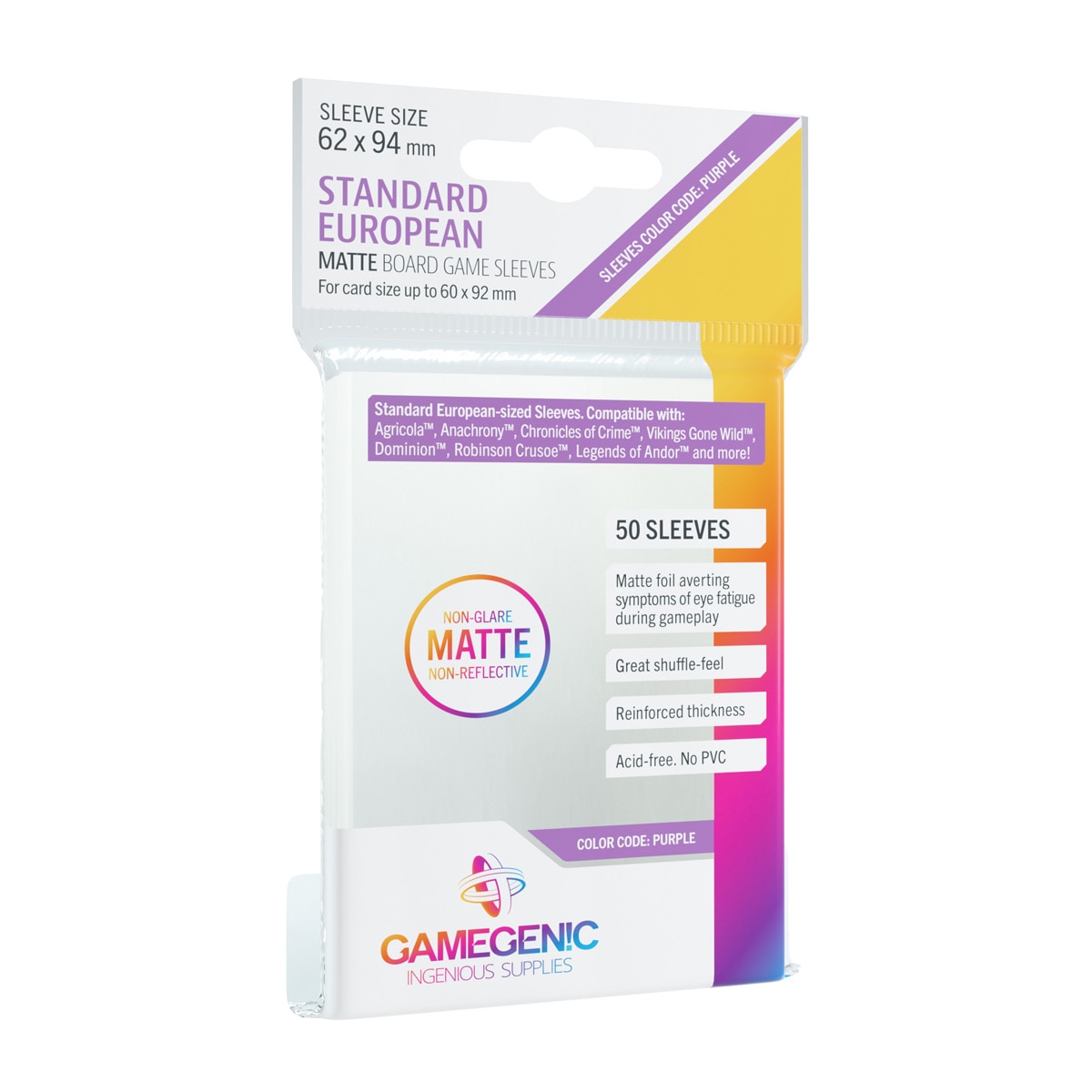 Imagem 0 de Capas Matte Standard European Gamegenic