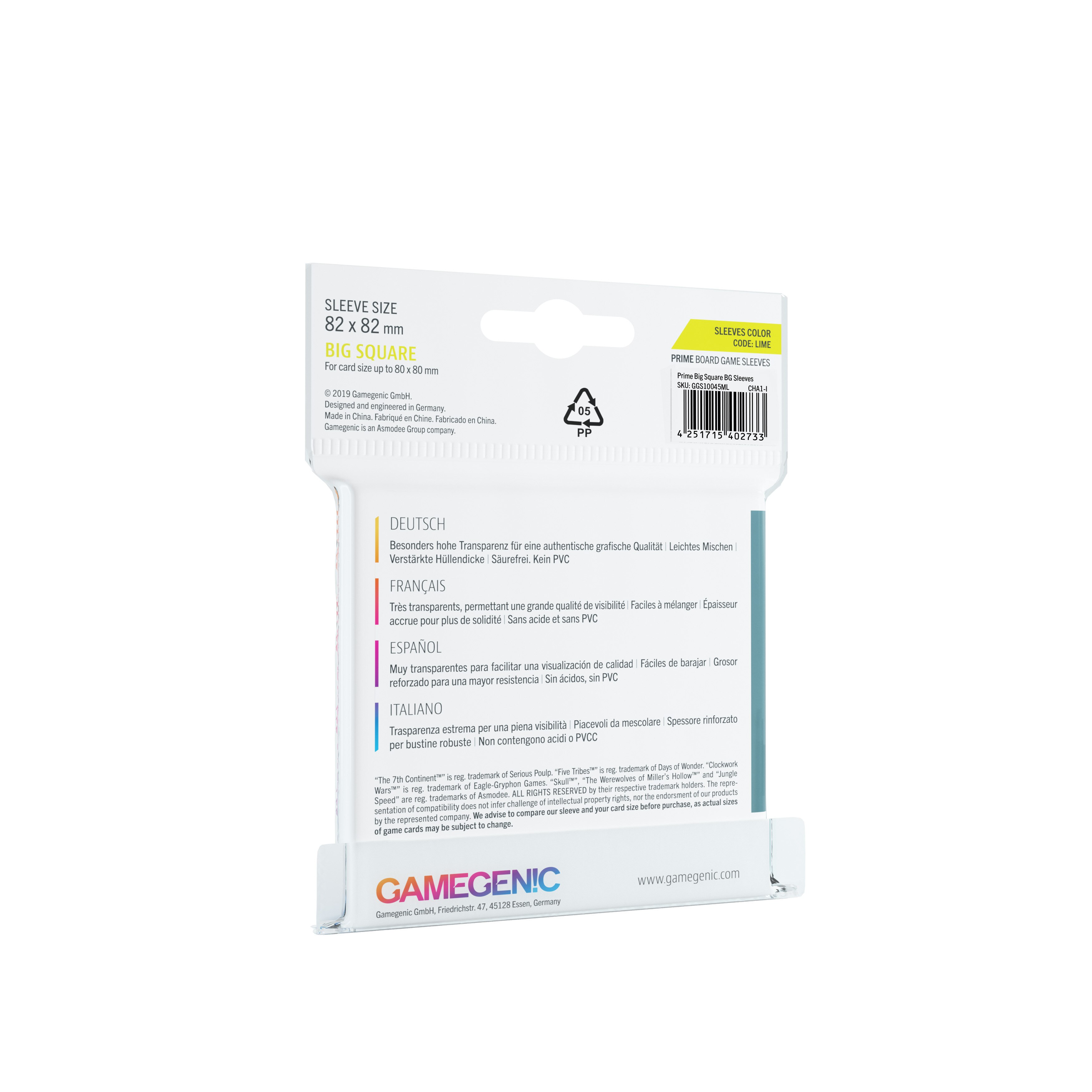 Capas Prime Big Square Gamegenic 2