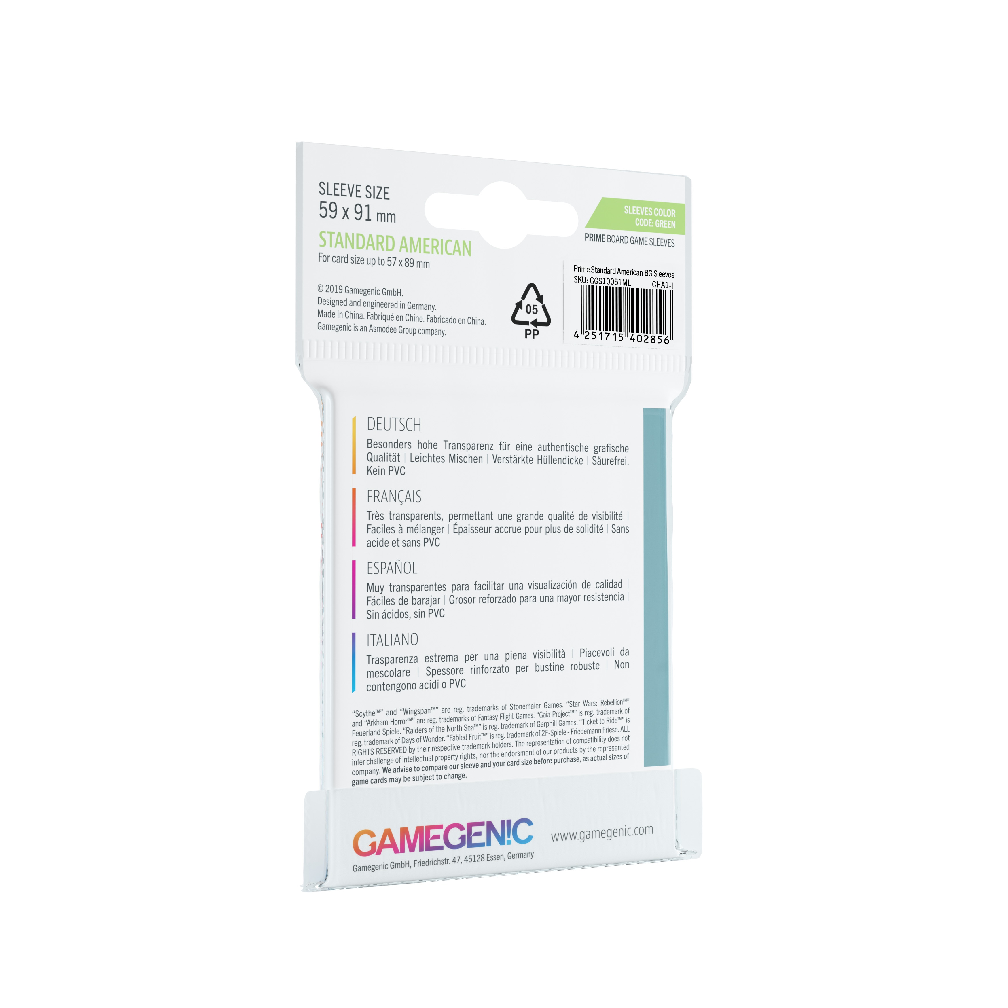 Capas Prime Standard American  Gamegenic 2