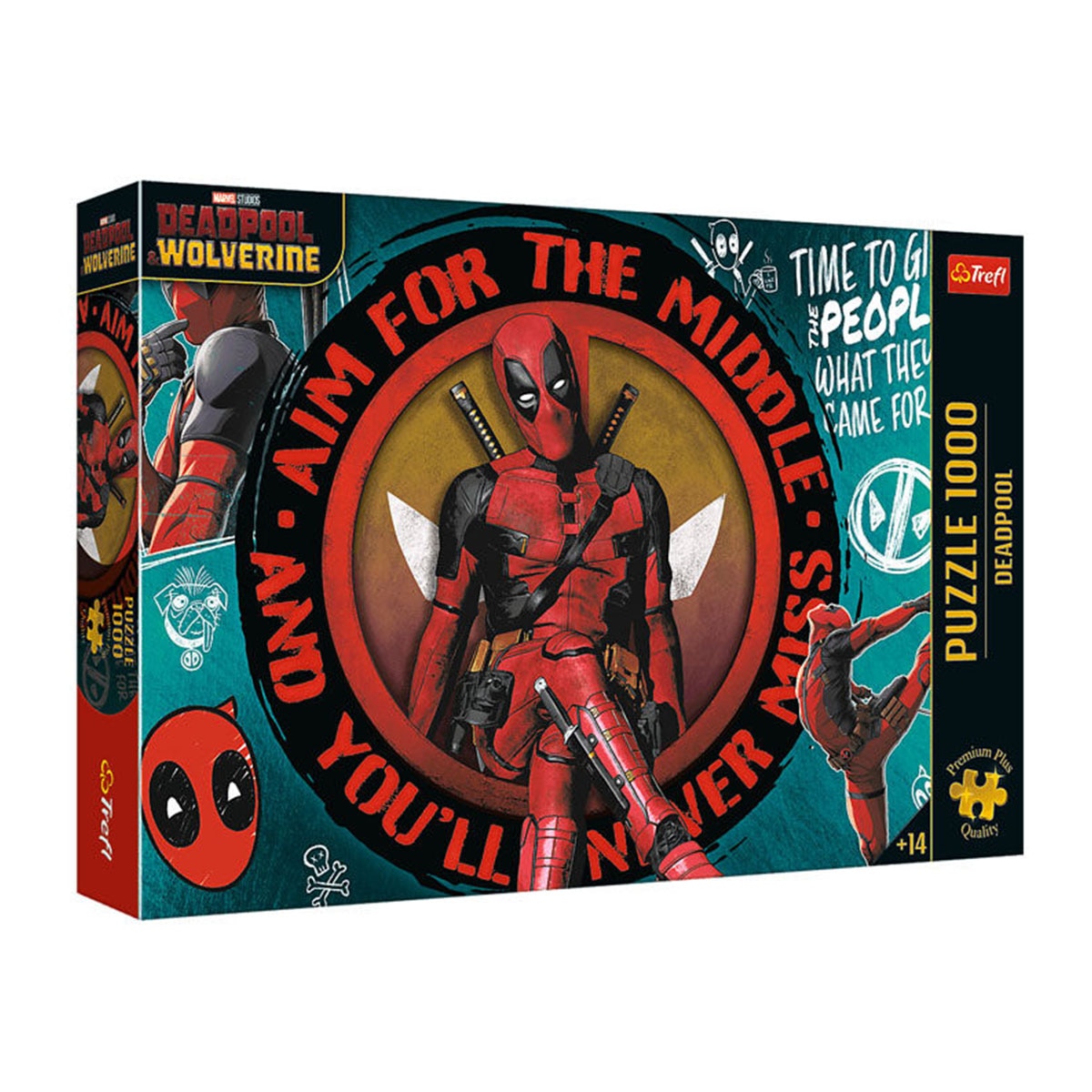 Imagem 0 de Puzzle de 1000 Peças Deadpool Marvel 2 