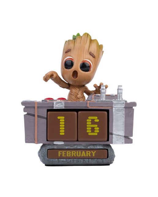 Calendário Perpétuo 3D Mini Groot Os Guardiões da Galáxia 1