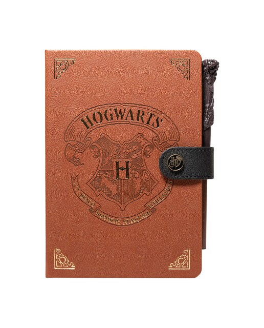 Imagem 0 de Caderno A5 + Caneta Esferográfica Varinha Harry Potter Hogwarts