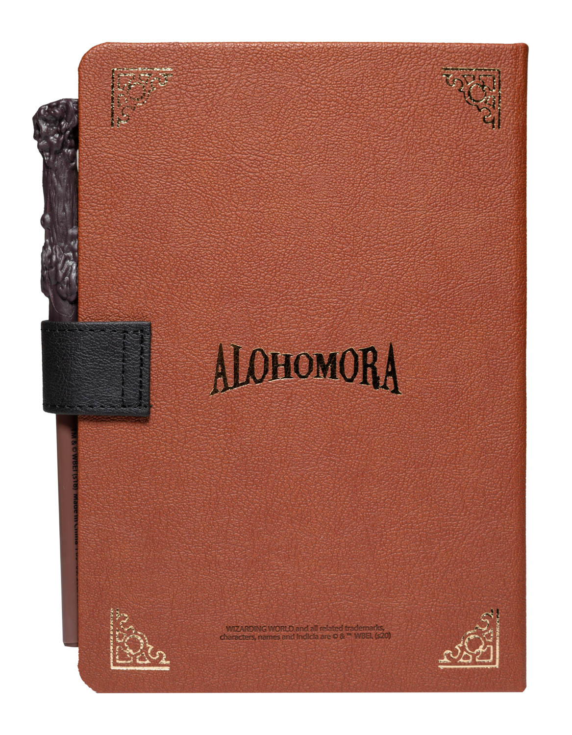 Caderno A5 + Caneta Esferográfica Varinha Harry Potter Hogwarts 2