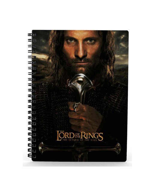 Bloco Efeito 3D O Senhor dos Anéis Aragorn 1