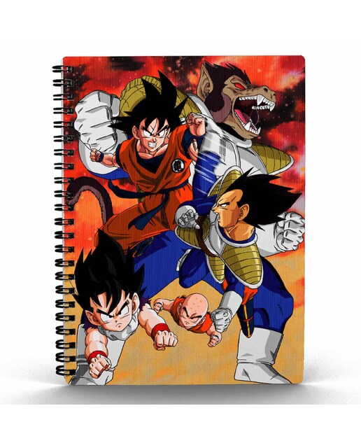 Imagem 0 de Caderno de Argolas 3D Goku vs Vegeta Dragon Ball